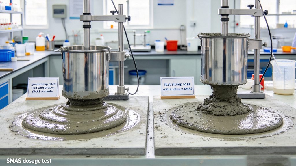 Realistic Comparative Schematic of Concrete Slump Test