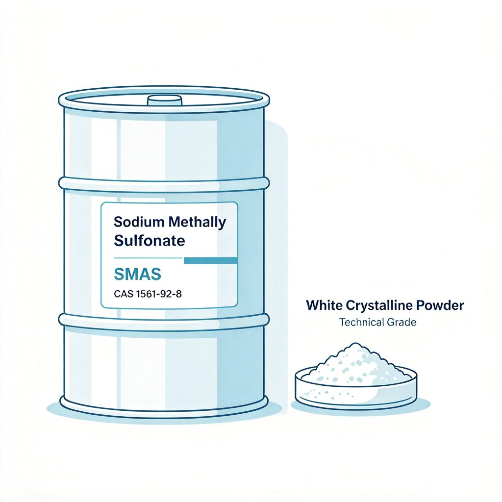 Sodium methallyl sulfonate SMAS CAS 1561-92-8 white crystalline powder product photo