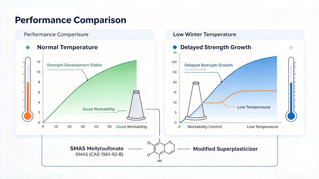 What Disadvantages Exist for SMAS-modified Superplasticizer Under Low-temperature Winter Construction